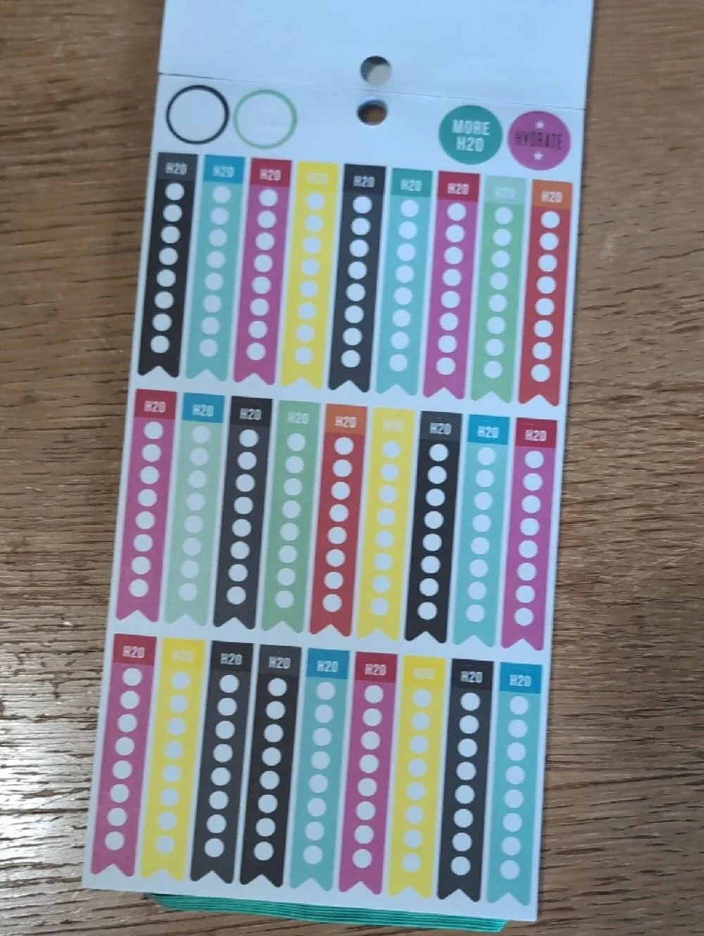 The Happy Planner Fitness Sticker Pack - Green, Teal, Pink, Black